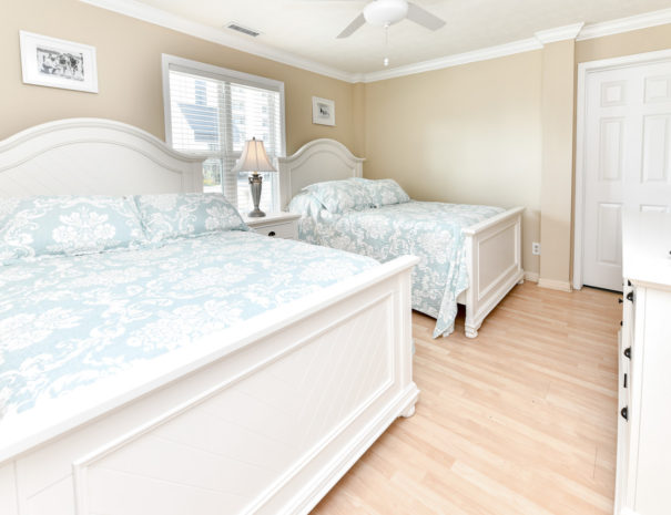 image North Myrtle Beach rental Shutters by the Beach - Bedroom #1