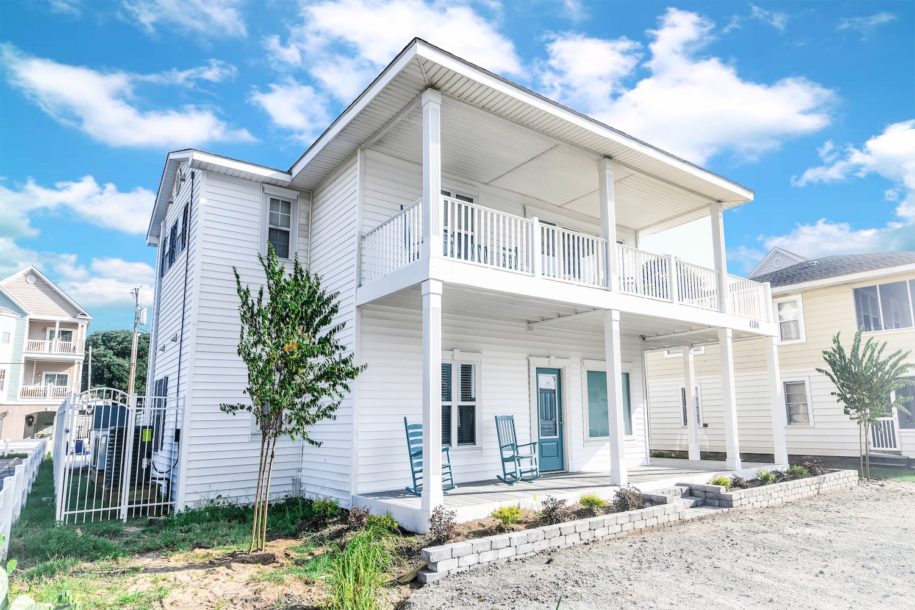 image North Myrtle Beach rental Shutters by the Beach- Front of house