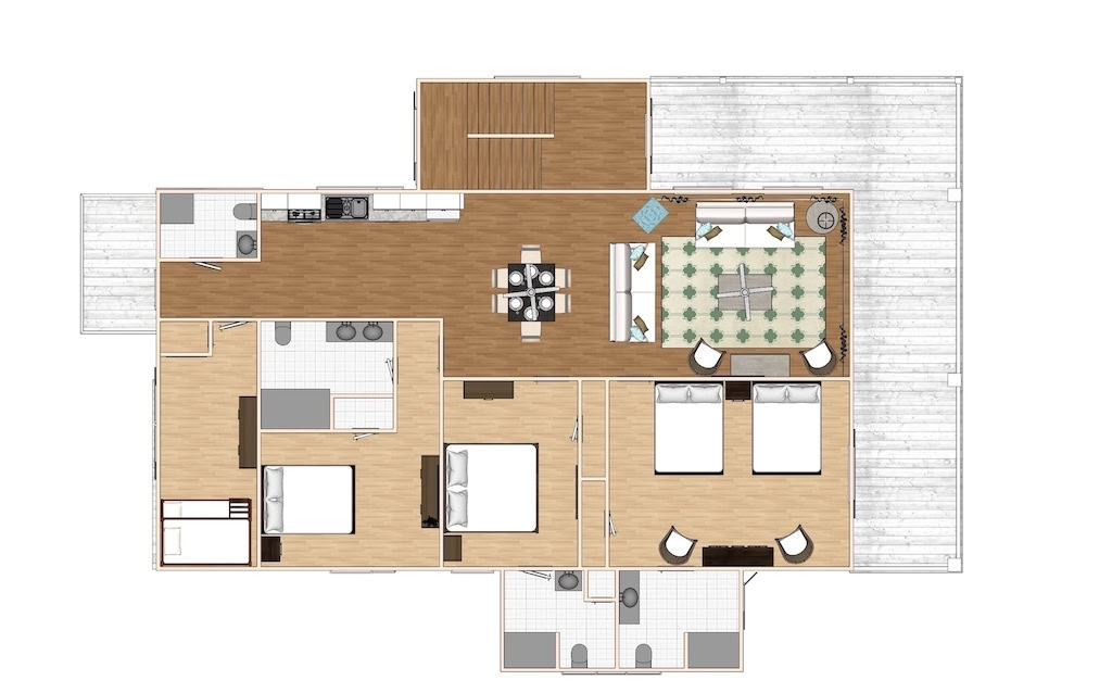 Floor plan for Shutters By The Beach - 2nd floor